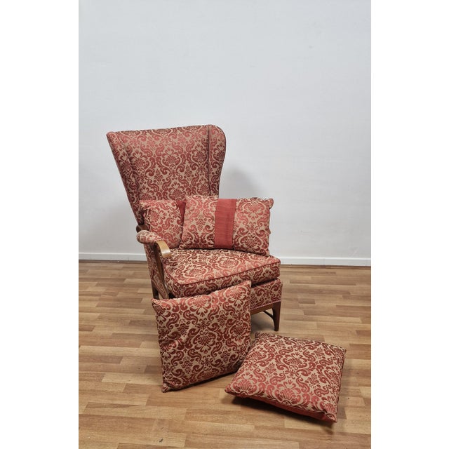 Wood Winged Lounge Chair by Paolo Buffa for Frama, 1950s For Sale - Image 7 of 10