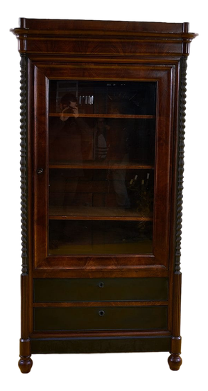 Antique Wooden Display Cabinet