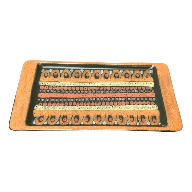 Vintage German Ceramic Plate from Keramik Manufaktur Kupfermühle, 1970s For Sale