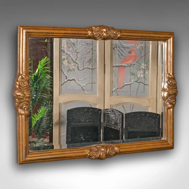 1980s Vintage Continental Gilt Wall Mirror For Sale - Image 10 of 10