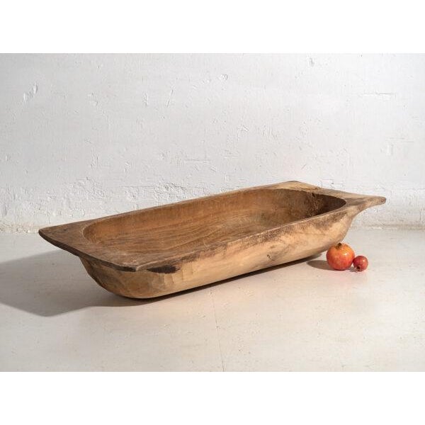 Antique Carved Wooden Bowl For Sale - Image 10 of 10