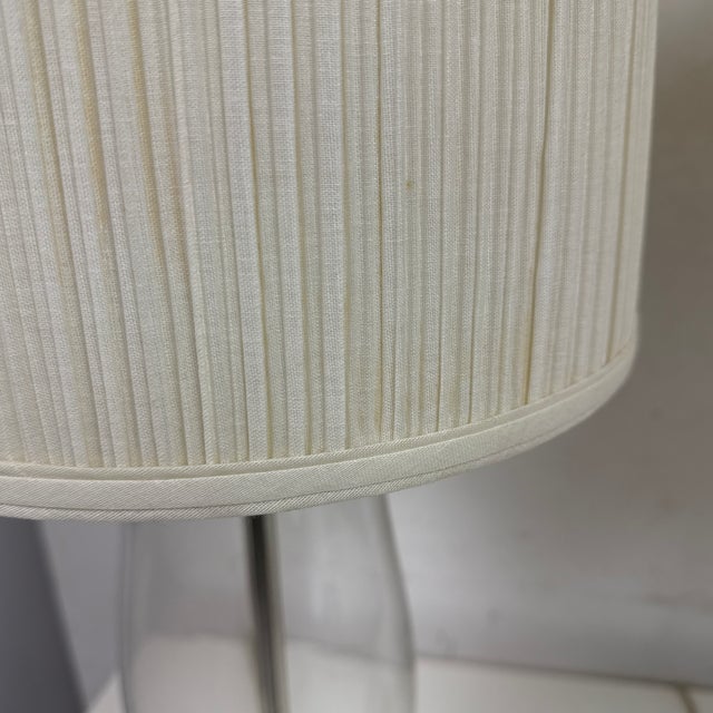 Vintage Hurricane Glass Table Lamps, a Pair For Sale - Image 11 of 12