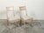 Mid 20th Century Pair of Midcentury Faux Bamboo Side Chairs with Saber Legs and New Upholstery For Sale - Image 5 of 11