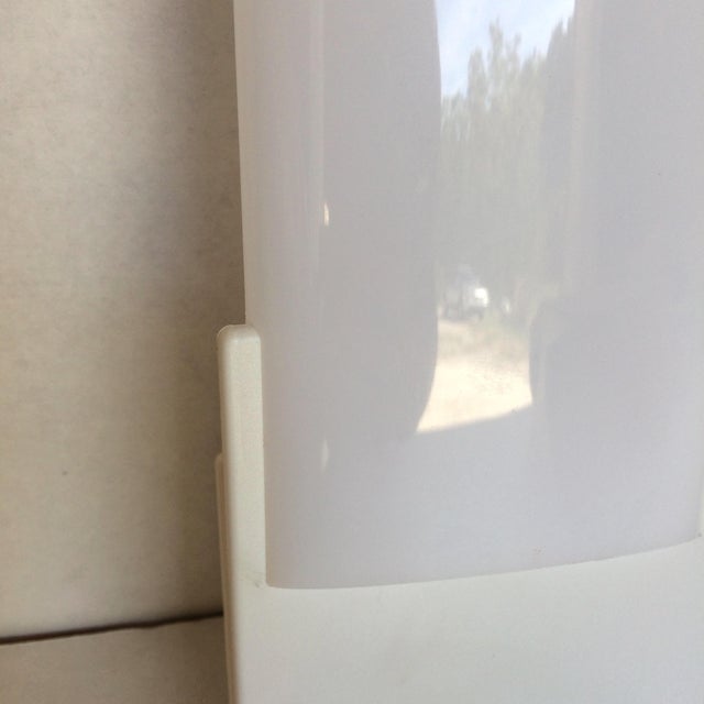 Wall Lamp in Glass and Aluminum by B.U. Gecchelin from Guzzini, 1980s For Sale - Image 3 of 10