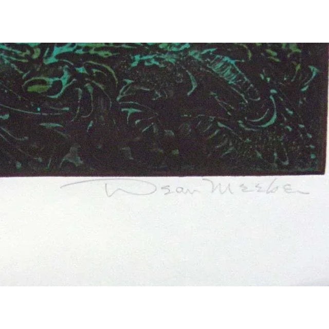 Dean Meeker Palanque Original Signed Intaglio Collagraph Artwork For Sale In Denver - Image 6 of 9