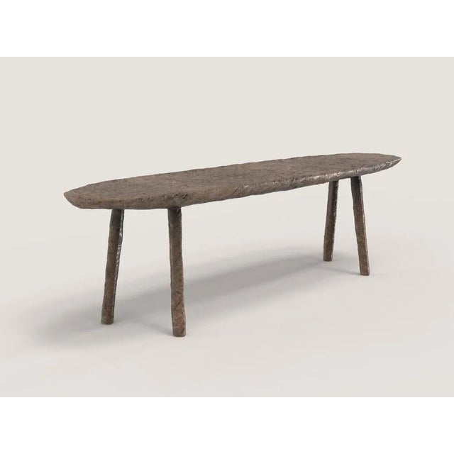 Comma v2 bench by edizione limitata limited edition of 150 pieces. Signed and numbered. Dimensions: d 34 x w 134 x h 39...