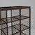 20th Century French Metal Shelf On Wooden Base For Sale In Greensboro - Image 6 of 18