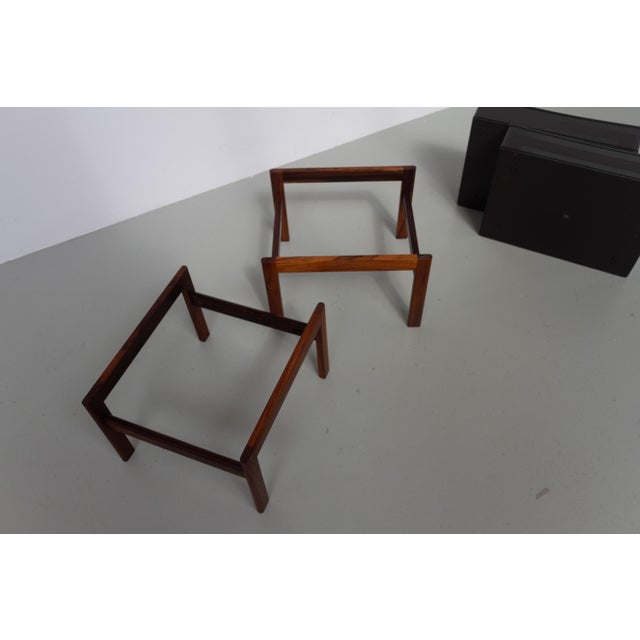 Mid-Century Danish Santos Rosewood Planters, 1960s, Set of 2 For Sale - Image 10 of 18