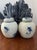 This is a pair of lovely blue & white lidded ginger jars with a classic Chinese motif with beautiful depth of color. and...