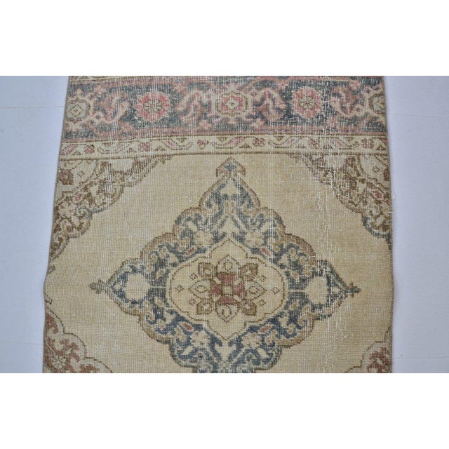 1950s 1950s Tribal Handknotted Hallwway Runner Rug For Sale - Image 5 of 10