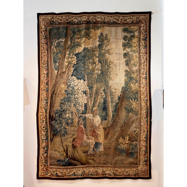Traditional Early 18th Century Flemish Tapestry For Sale - Image 3 of 11
