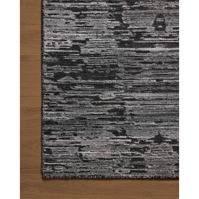 Loloi Rugs Jean Stoffer x Loloi Daniel Charcoal 4'-0" x 6'-0" Accent Rug For Sale - Image 4 of 5