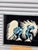 Native American Vintage Serigraph Spirit Horse by Noted Potawatomi Artist Woodrow Wilson "Woody" Crumbo (1912–1989), Mounted in a Custom Tile For Sale - Image 3 of 12