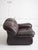 Italian Mid-Century Brown Leather Club Chair For Sale - Image 4 of 15