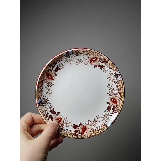 Antique Tea Service from Sarreguemines, 1900s, Set of 11 For Sale - Image 17 of 18