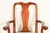 Wood Henkel Harris Queen Anne Solid Cherry Wood Dining Chairs | Set of Six For Sale - Image 7 of 16