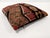 Burgundy Vintage Turkish Kilim Pillow | Handwoven Wool Decorative Cushion | 14 in X 14.5 In For Sale - Image 8 of 12