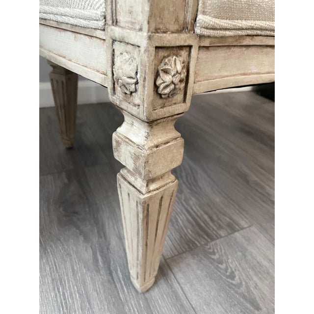 Antique French Neoclassical Armchairs-A Pair For Sale - Image 11 of 13