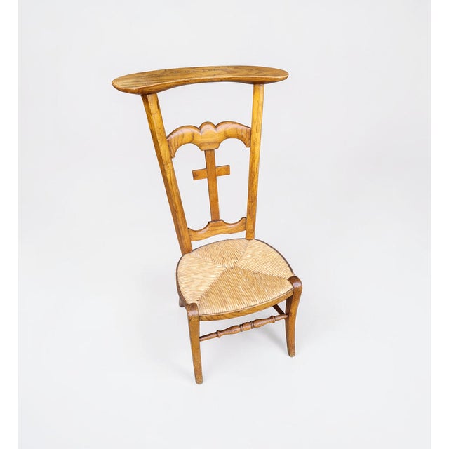 Antique Spanish Church Prayer Chair, 1890s For Sale - Image 15 of 15