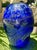 1970s Rare Large Kent F. Ipsen Cobalt Blue Studio Glass Vase, Signed & Dated 1977 – Richmond Va • 15¼" For Sale - Image 5 of 18