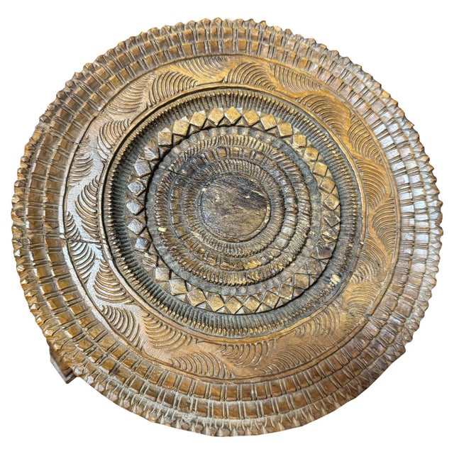 Dimensions: 11" W X 11" D X 8" H Features: • 100% solid wood construction • Hand carved by skilled artisans • Distressed...