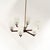 Vintage Six-Light Chandelier in Brass with Teak and Black Metal from Philips, 1960s For Sale - Image 9 of 12