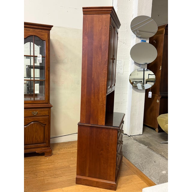 Stickley Furniture Cherry Wood Cabinet, Model 381 For Sale In San Francisco - Image 6 of 12