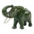Early 20th Century Shona Stone Verdite Elephant Sculpture MATTER COLLECTION For Sale