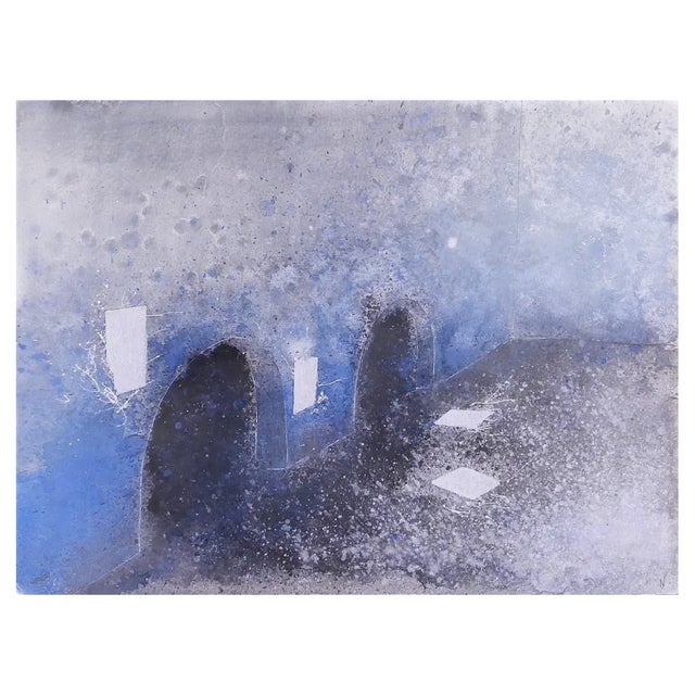 Unknown, Roman Subterranean, Mixed Media Drawing, Late 20th Century For Sale