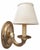 Pair of Regency Style Paul Ferrante White Gold Giktwood Sconces. Listed in pairs. This listing is for 1 of 2 pairs...