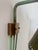 Vintage Adjustable Wall Lamp in Brass and Patinated Green, 1950 For Sale - Image 10 of 17