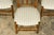 Late 19th Century Set of 10 Late 19th Century French Provincial Walnut Dining Chairs in Green Ticking Stripe For Sale - Image 5 of 18