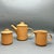 Vintage Nerina Louveira Brazil ceramic demitasse set. Includes coffee pot, covered sugar, creamer, 6 cups & saucers. It is...