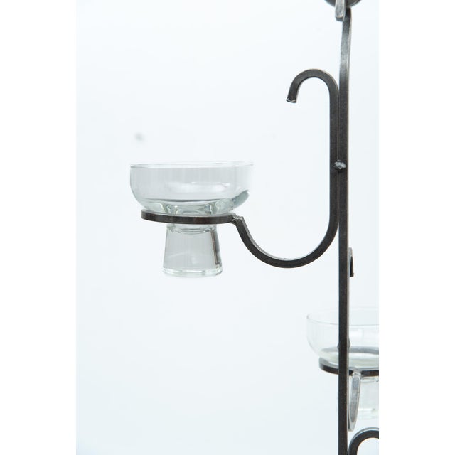 1960s Danish Wrought Iron Pendant Light, 1960s For Sale - Image 5 of 7