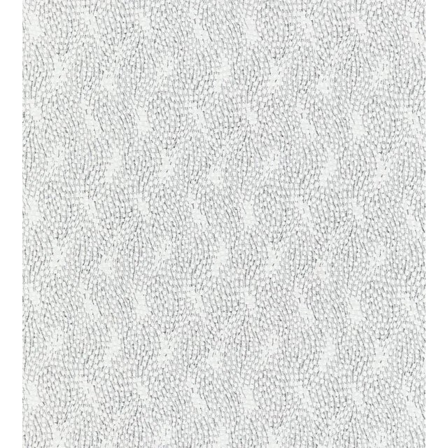 The House of Scalamandré Flurry Fabric, Snow For Sale