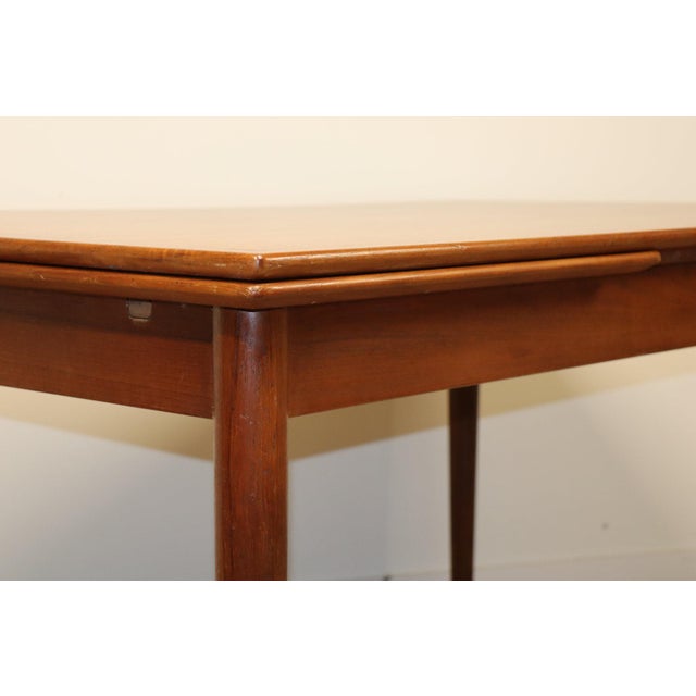 Vintage Scandinavian Extendable Danish Teak Dining Table, 1960 For Sale - Image 18 of 18