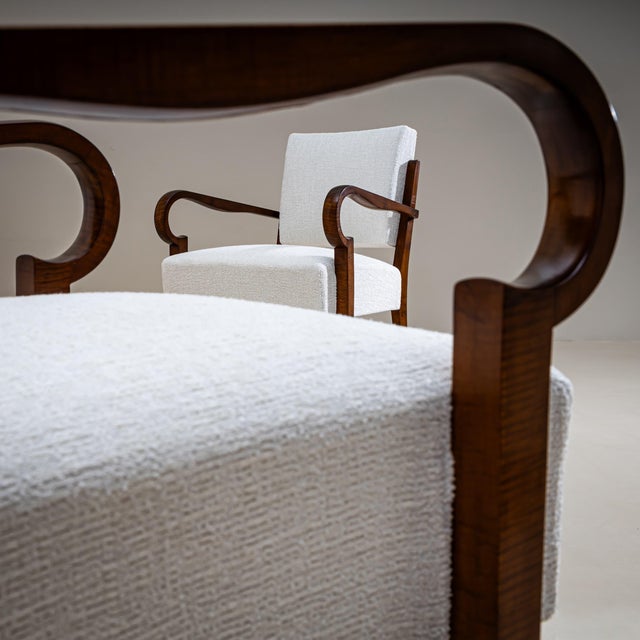 1940s Pair of Armchairs, possibly Italy, 1940s For Sale - Image 5 of 18