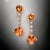 Natural Morganite Diamond Earrings 14k Gold 10.1 TCW Certified For Sale - Image 4 of 14