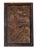 Wood Ebonized Empire Period Antique Mahogany Mirror/Original Back For Sale - Image 7 of 12