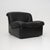 Modular Black Leather Armchairs, 1970s, Set of 3 For Sale - Image 6 of 15