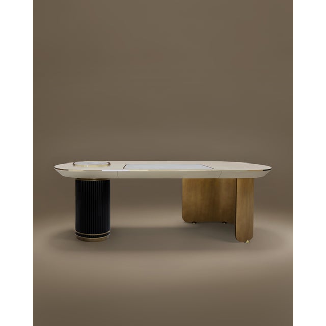 Brown Arizona Desk by Porus Studio For Sale - Image 8 of 13