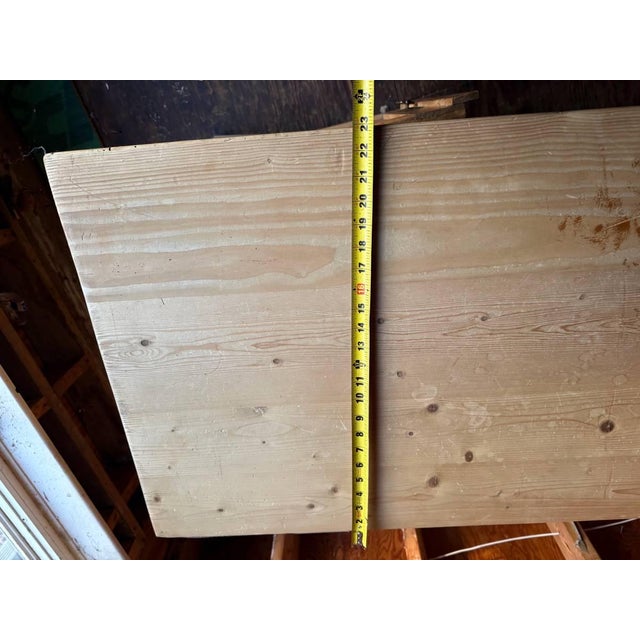 Vintage Rustic Style Natural Pine Buffet Cupboard Cabinet For Sale - Image 12 of 14