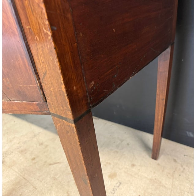 Brown Georgian Mahogany Sideboard with Brass Handles, 1800 For Sale - Image 8 of 12