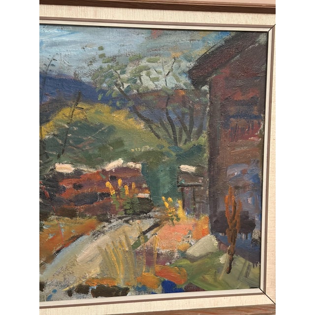 Kulo Green, Landskap, 1960s, Oil on Panel For Sale - Image 18 of 18