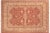 Copper Art Nouveau Style Floral 1990's Pak-Persian Rust/Beige Wool Rug - 6'0'' X 9'3'' For Sale - Image 8 of 9