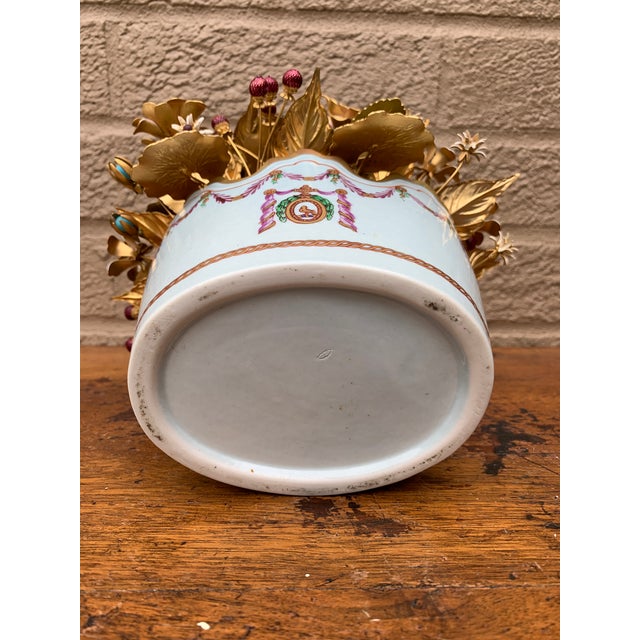 Blue 1970s Fleurs Des Siècles Enamel Flower Bouquet by Jane Hutcheson for Gorham For Sale - Image 8 of 8