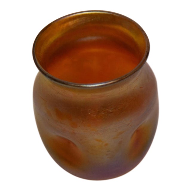 Tiffany Iridescent Favrille Toohtpick Holder For Sale