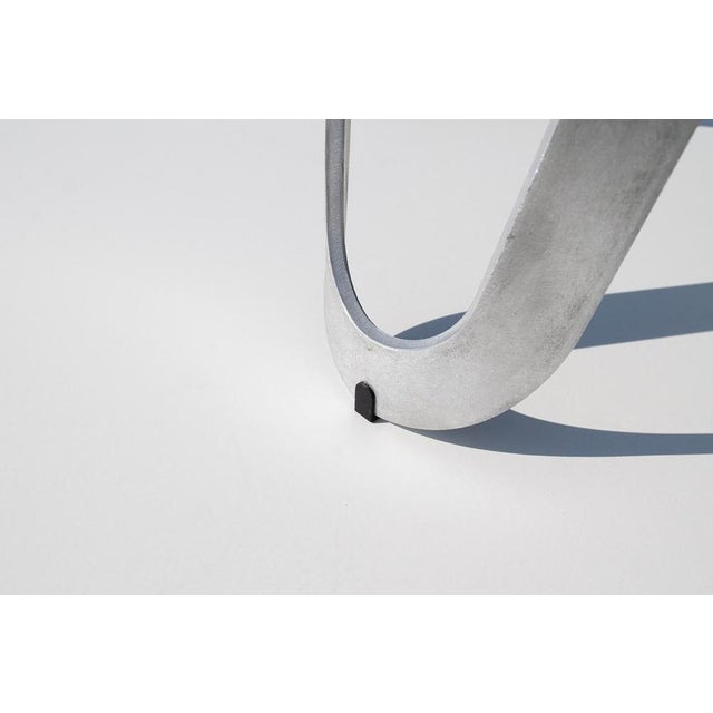 White Loop Stool by Sebastian Scherer For Sale - Image 4 of 15