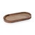 Wood Banyan Mango Wood with Rattan Inlay Oval Tray, Large For Sale - Image 7 of 7