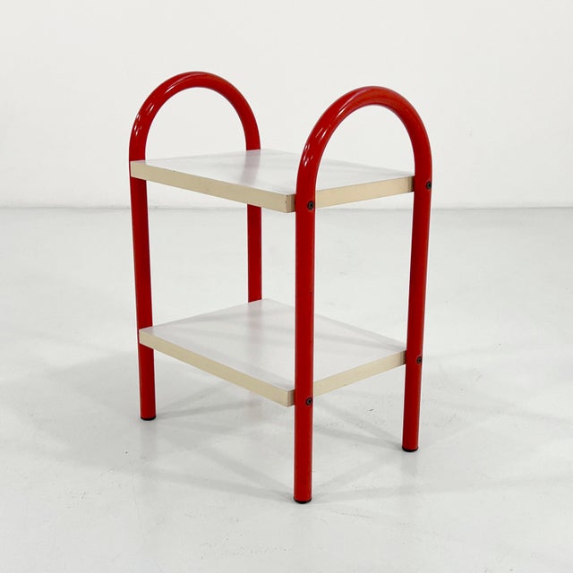 Wood Coral Tubular Side Table, 1970s For Sale - Image 7 of 8